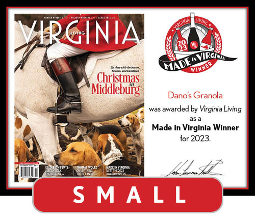 Official Made in Virginia 2023 Winner's Plaque, S (9.75" x 7.5")