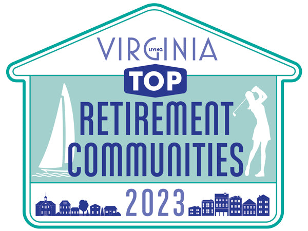 Official Top Retirement Communities 2023 Winner's Window Decal (3.5" diameter)