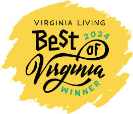 Official Best of Virginia 2024 Winner's Window Decal (3.5" x 3.5")
