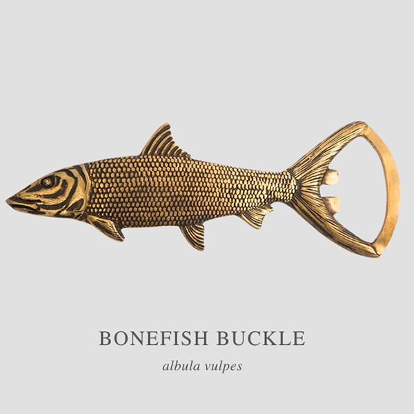 Bonefish Belt Buckle & Bottle Opener
