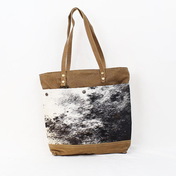 Cocoa Tote, Cowhide Leather, 17" x 16.5"