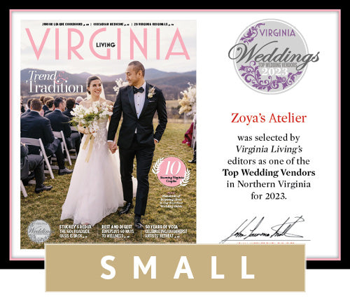 Official Top Wedding Vendors 2023 Plaque, S (9.75" x 7.5")
