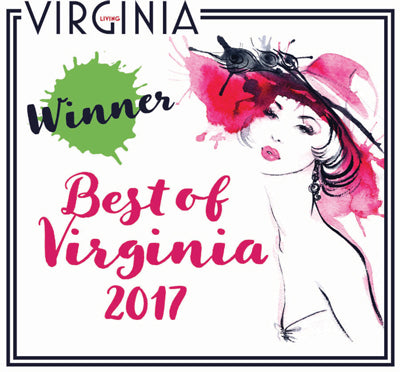 Best of Virginia 2017 Winner's Window Decal (4" x 4")   SOLD OUT!