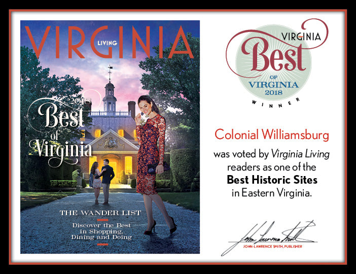 Official Best of Virginia 2018 Winner's Plaque, S (9.75" x 7.5")