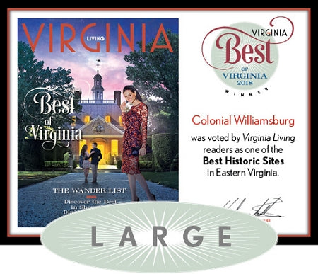 Official Best of Virginia 2018 Winner's Plaque, L (19.75" x 15")