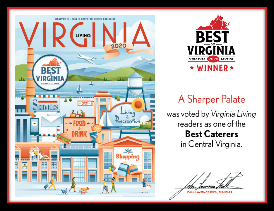 Official Best of Virginia 2020 Winner's Plaque, M (13" x 10")