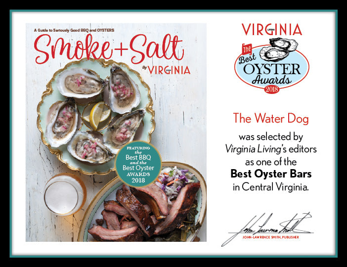 Official Best Oyster Awards 2018 Plaque, XL (26" x 20")