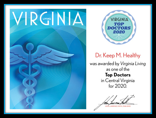 Official Top Doctors 2020 Plaque, S (9.75" x 7.5")