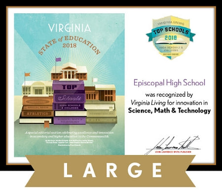 Official State of Education 2018 Winner's Plaque, L (19.75" x 15")