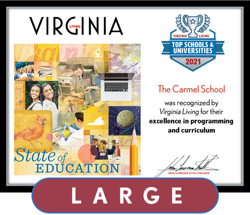 Official Top Schools & Universities Winner's Plaque, L (19.75" x 15")