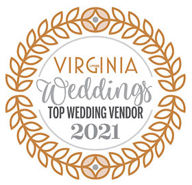 Top Wedding Vendors 2021 Winner's Window Decal (3.5" x 3.5")