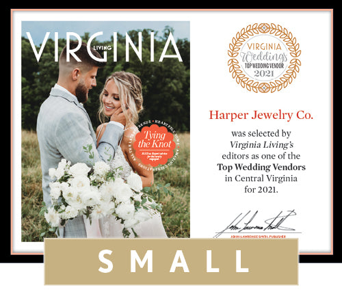 Official Top Wedding Vendors 2021 Plaque, S (9.75" x 7.5")
