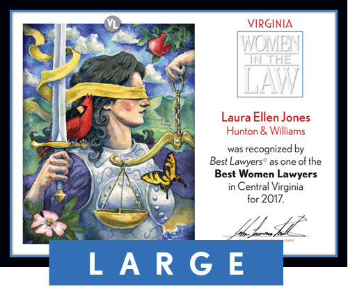 Official Best Women Lawyers 2017 Winner's Plaque, L (19.75" x 15")