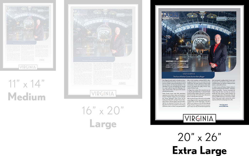 Official FACES Profile 2025 Plaque, XL (26" x 20")