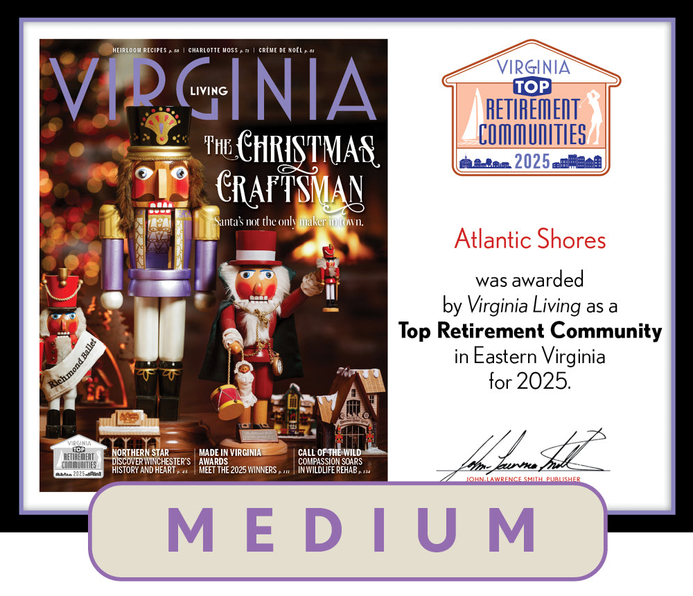 Official Top Retirement Communities 2025 Winner's Plaque, M (13" x 10")