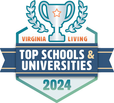 Official Top Schools & Universities 2024 Winner's Window Decal (3.5" diameter)