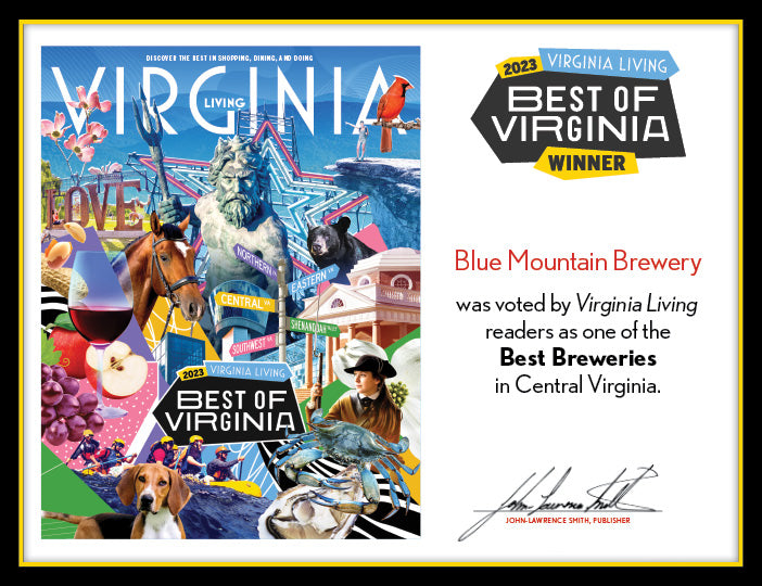 Official Best of Virginia 2023 Winner's Plaque, L (19.75" x 15")