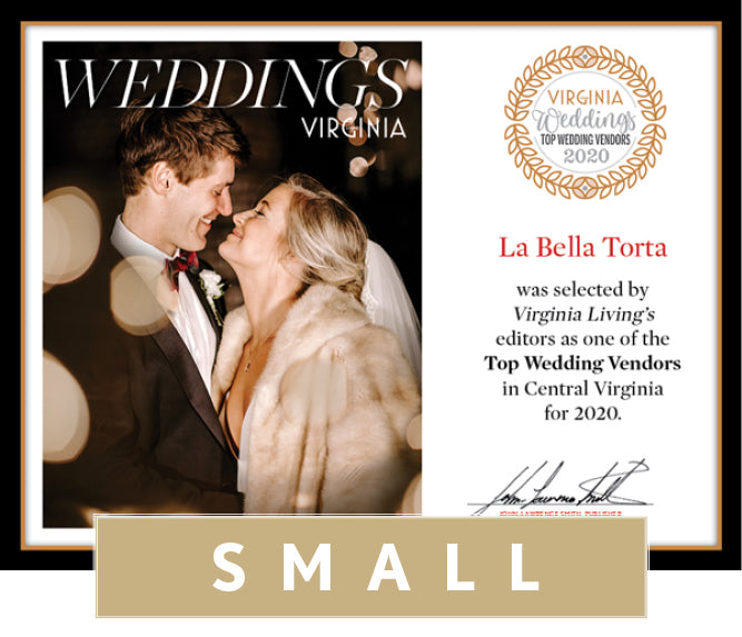 Official Top Wedding Vendors 2020 Plaque, S (9.75" x 7.5")