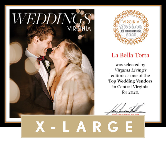 Official Top Wedding Vendors 2020 Plaque, XL (26" x 20")