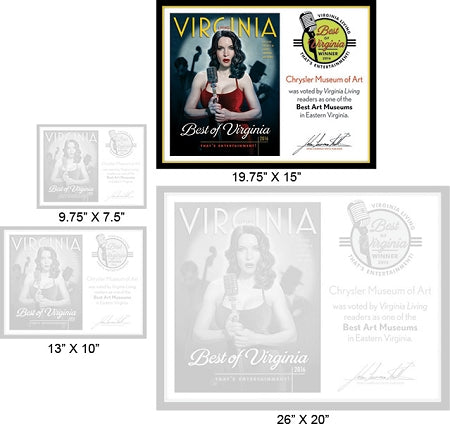 Official Best of Virginia 2016 Winner's Plaque, L (19.75" x 15")