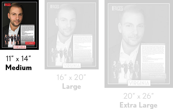 Official FACES Profile 2022 Plaque, M (11" x 14")