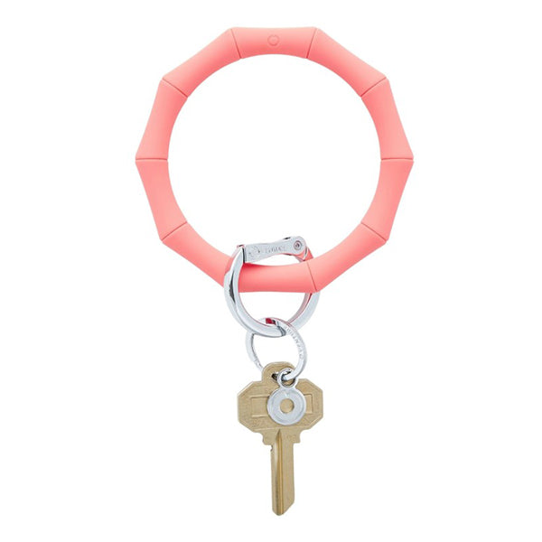 Big O® Bamboo Keyring, Silicone