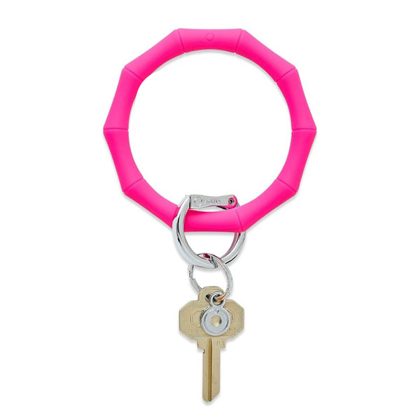 Big O® Bamboo Keyring, Silicone