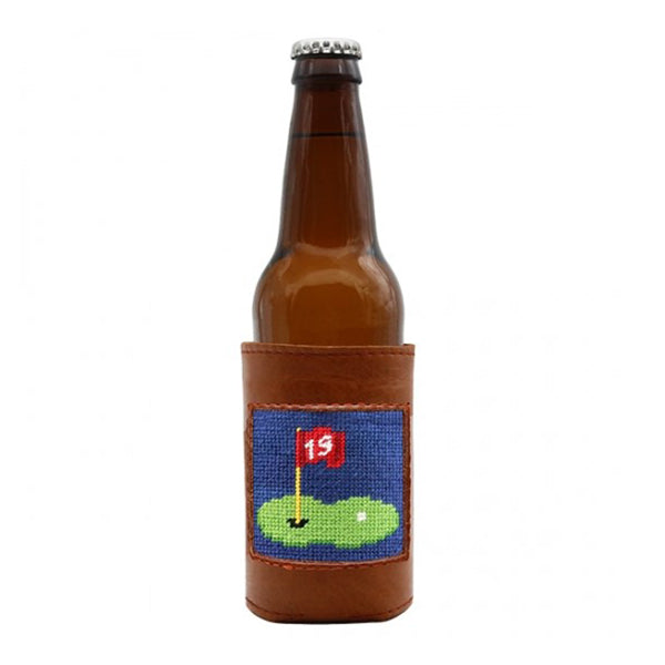 19th Hole Needlepoint Bottle Cooler