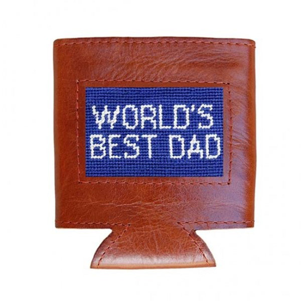 World's Best Dad Needlepoint Can Cooler