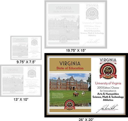 Official State of Education 2013 Plaque, XL (26" x 20")