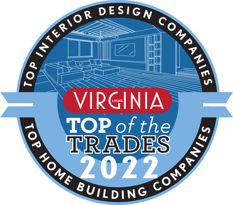 Official Top of the Trades-Home Builders & Interior Designers 2022 Winner's Window Decal (3.5" diameter)
