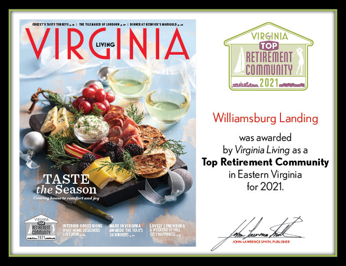 Official Top Retirement Communities 2021 Winner's Plaque, M (13" x 10")