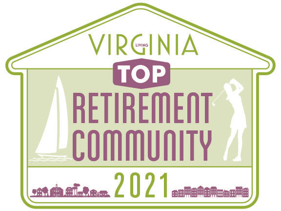 Official Top Retirement Communities 2021 Winner's Window Decal (3.5" diameter)