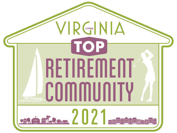 Official Top Retirement Communities 2021 Winner's Window Decal (3.5" diameter)