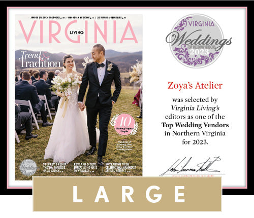 Official Top Wedding Vendors 2023 Plaque, L (19.75" x 15")