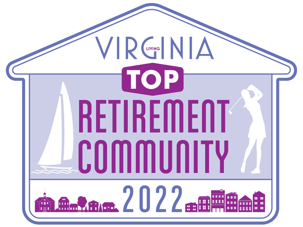 Official Top Retirement Communities 2022 Winner's Window Decal (3.5" diameter)