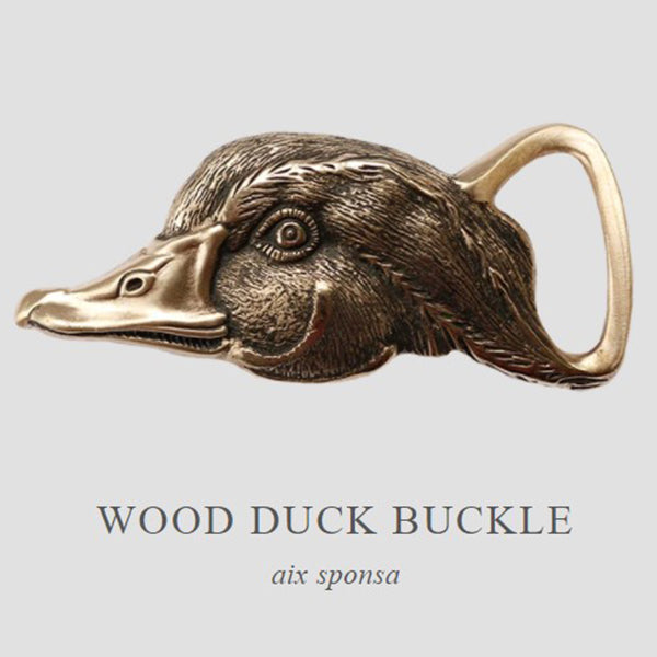 Wood Duck Belt Buckle & Bottle Opener