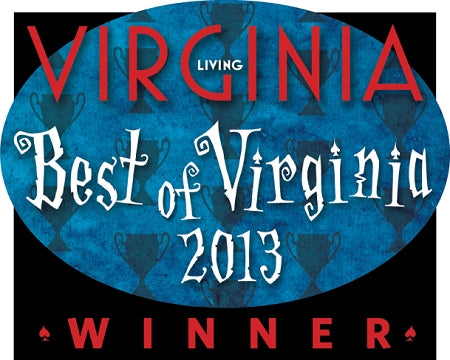 Best of Virginia 2013 Winner's Window Decal (4.25" x 3.5")