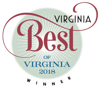 Best of Virginia 2018 Winner's Window Decal (4" x 5")  SOLD OUT!