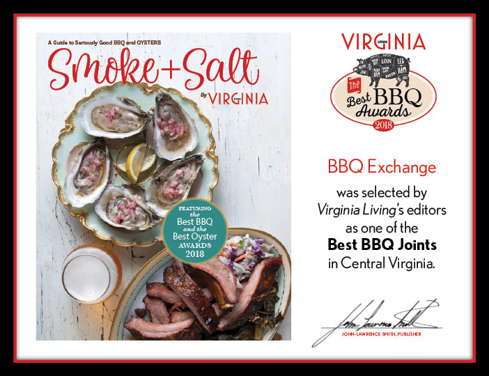 Official Best BBQ Awards 2018 Winner's Plaque, M (13" x 10")