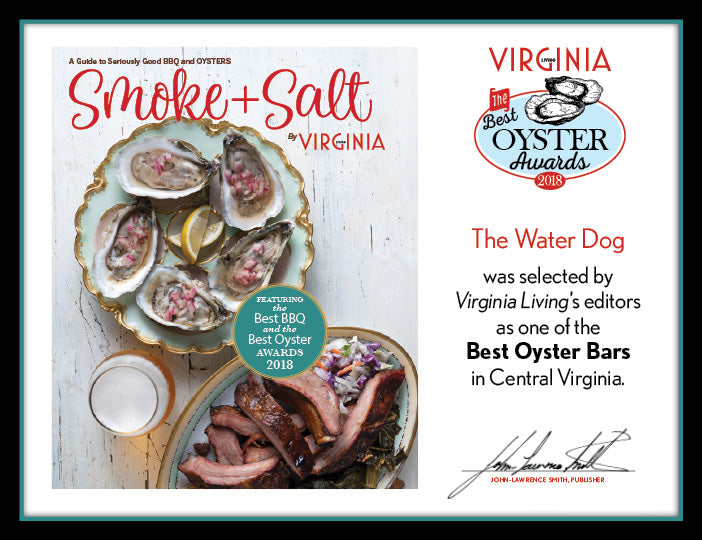 Official Best Oyster Awards 2018 Winner's Plaque, L (19.75" x 15")