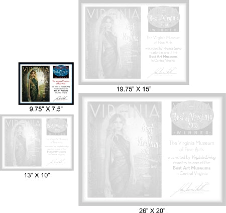 Official Best of Virginia 2013 Winner's Plaque, S (9.75" x 7.5")