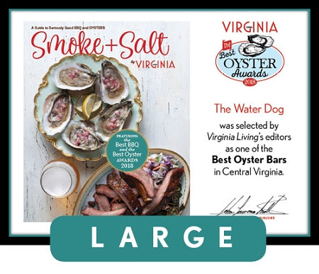 Official Best Oyster Awards 2018 Winner's Plaque, L (19.75" x 15")