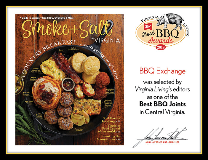 Official Best BBQ Awards 2019 Winner's Plaque, M (13" x 10")