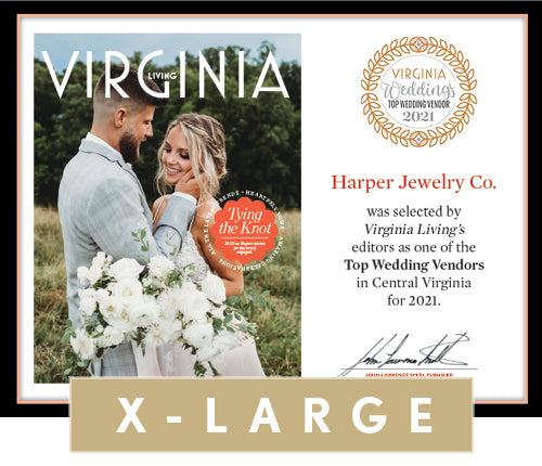 Official Top Wedding Vendors 2021 Plaque, XL (26" x 20")