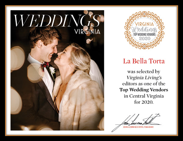 Official Top Wedding Vendors 2020 Plaque, S (9.75" x 7.5")